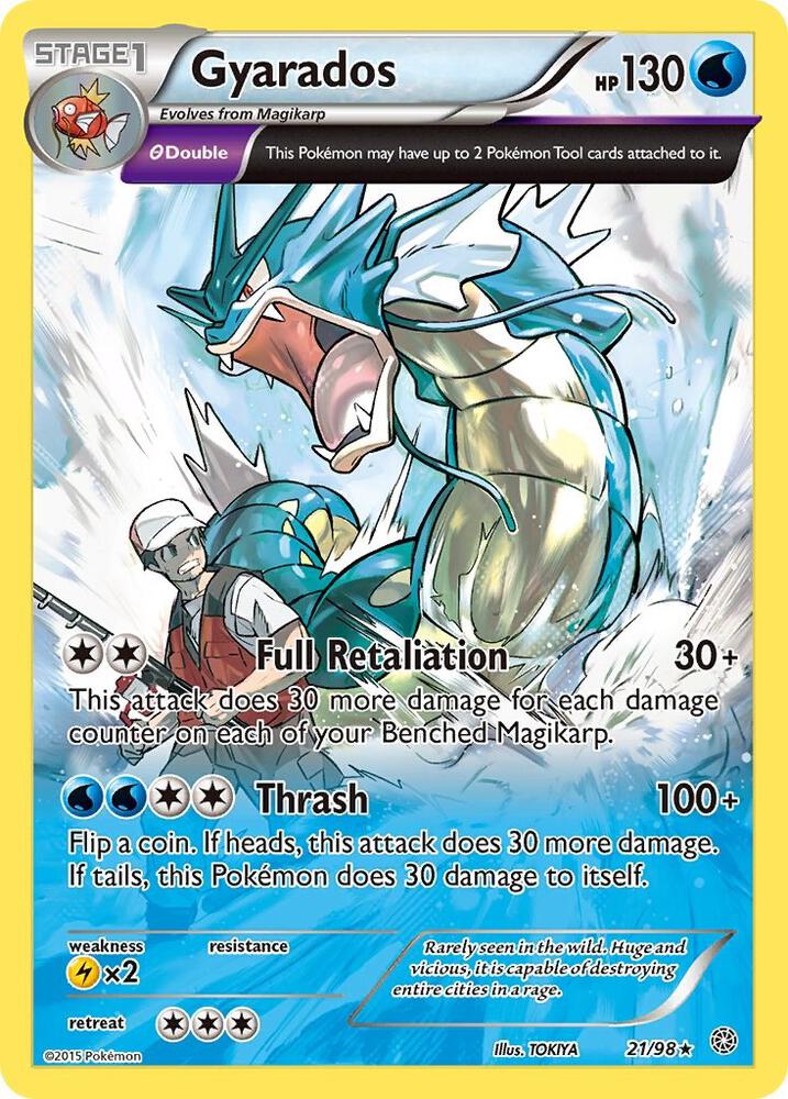 #21 Ancient Origins- Gyarados (HOLO)(Dmg)