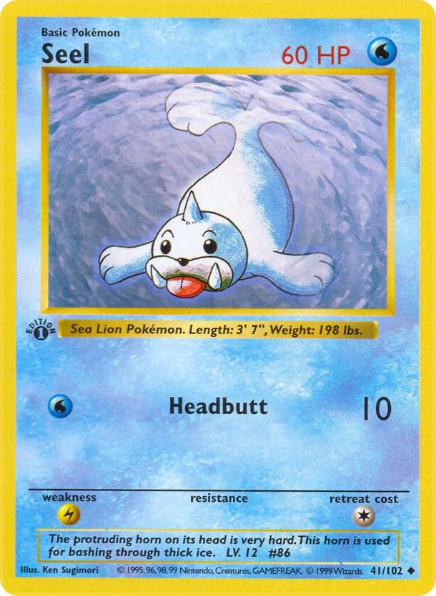 #41 Base Set First Edition - Seel (LP)