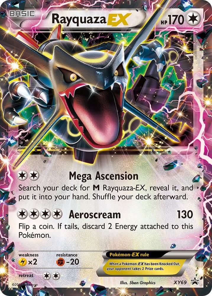 #XY69 XY Promo's - Rayquaza EX (MP)