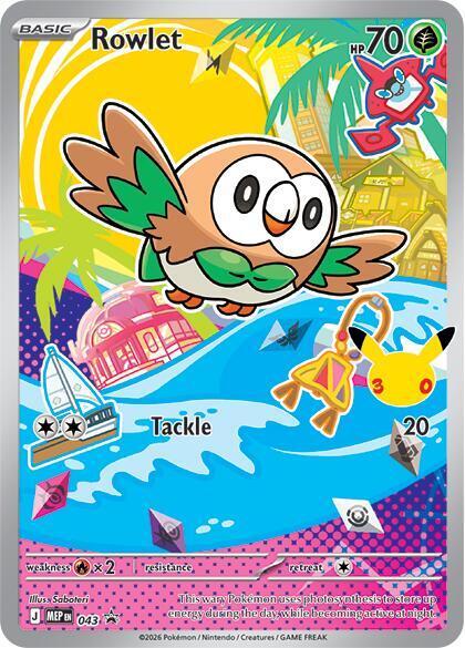 #43 Mega Evolution Promo - Rowlet
