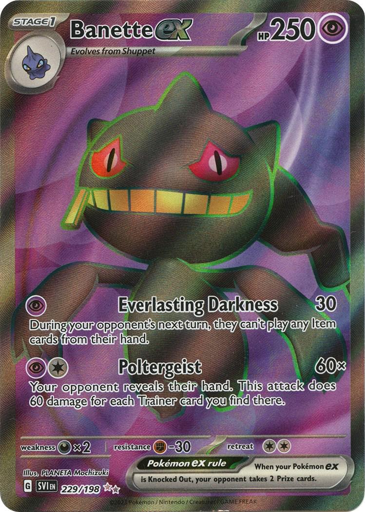 #229 Scarlet & Violet Base - Banette ex