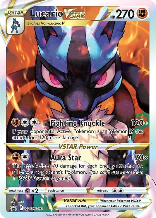 #SWSH291 Sword & Shield Promos- Lucario Vstar (Sealed)