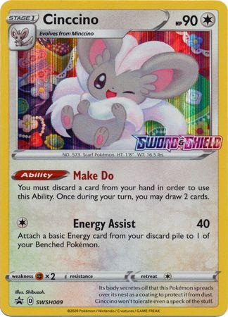 #SWSH009 Sword & Shield Promos- Cinccino