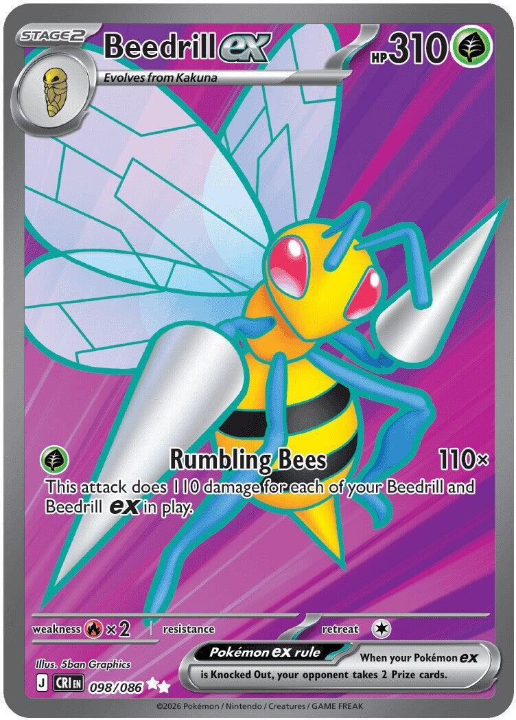 #98 Chaos Rising - Beedrill EX