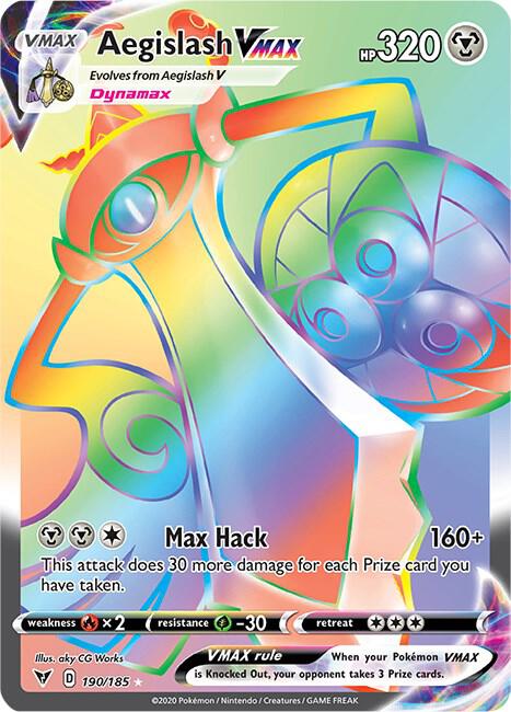 #190 Vivid Voltage - Aegislash Vmax