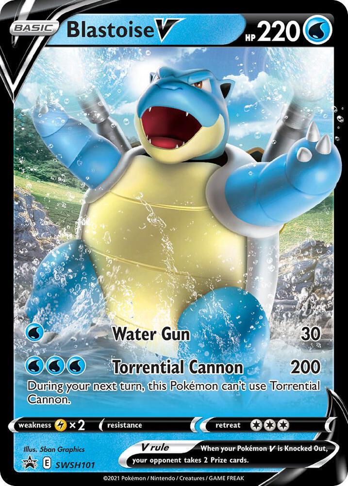 #SWSH101 Sword and Shield Promos - Blastoise V