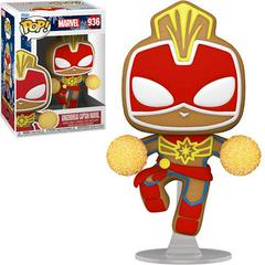 #936 Gingerbread Captain Marvel Funko Pop