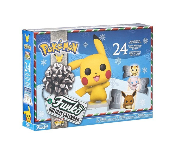 Pokemon 24 Piece Holiday Vinyl Pocket Pops Holiday Calendar