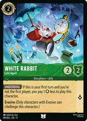 #89 Winterspell- White Rabbit: Late Again (Foil)