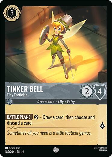 #189 Fabled- Tinker Bell: Tiny Tactician (Foil)