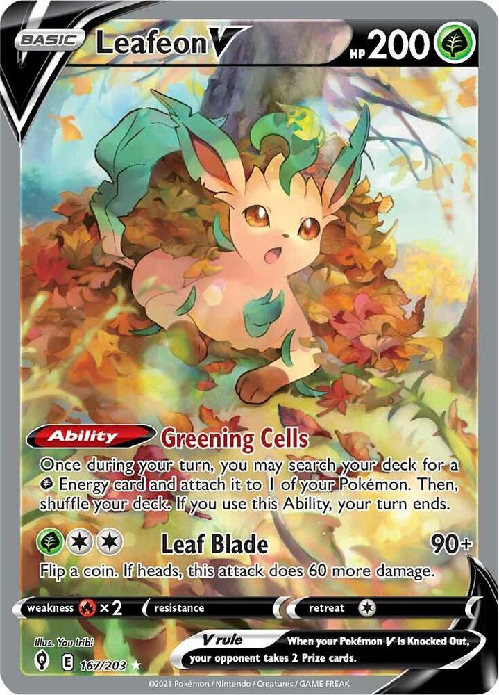 #167 Evolving Skies - Leafeon V