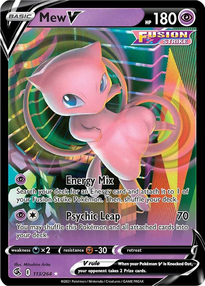 #113 Fusion Strike - Mew V