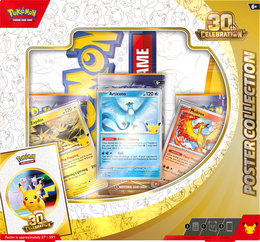 Pokemon 30th Celebration Poster Collection *Releases September 16,2026*