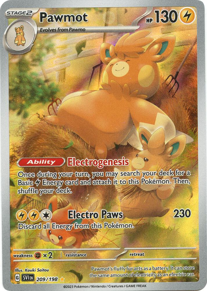 #209 Scarlet and Violet Base Set - Pawmot
