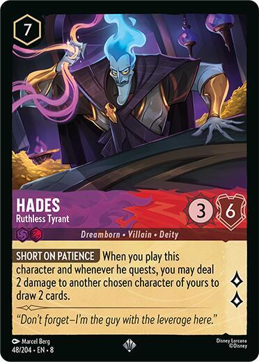 #48- Reighn of Jafar- Hades: Ruthless Tyrant (Foil)