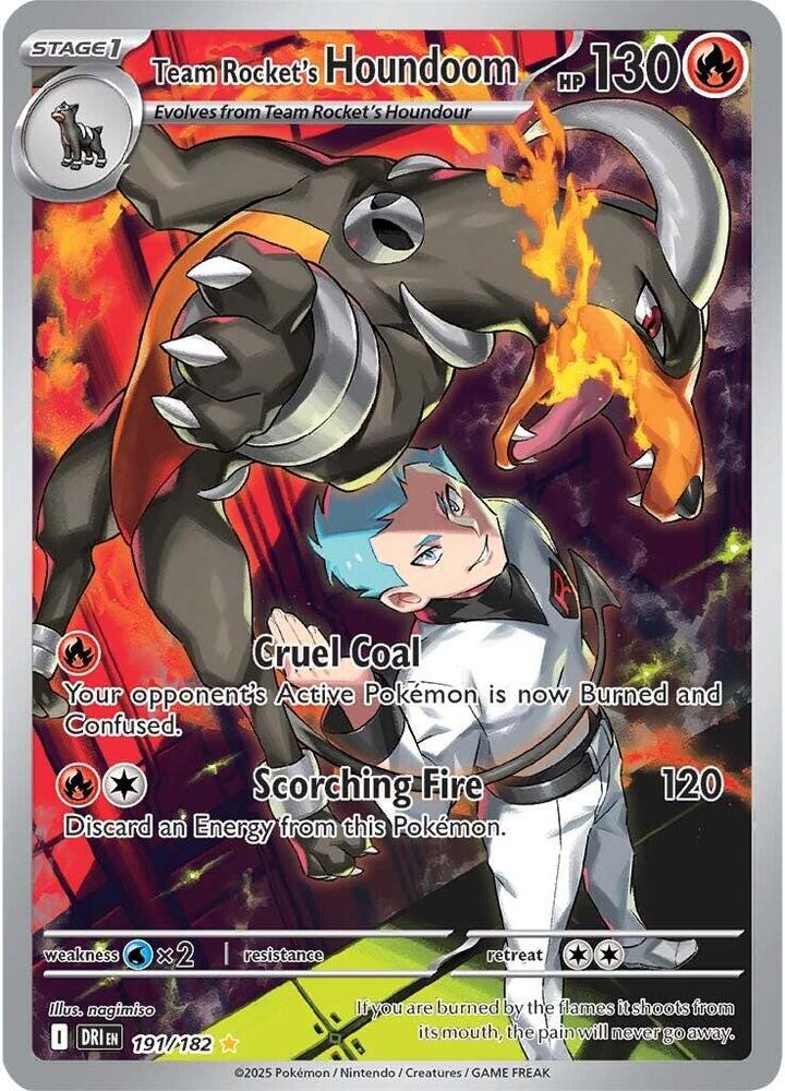 #191 Destined Rivals- Team Rocket's Houndoom