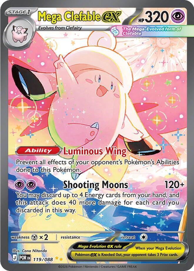 #119 Perfect Order- Mega Clefable ex