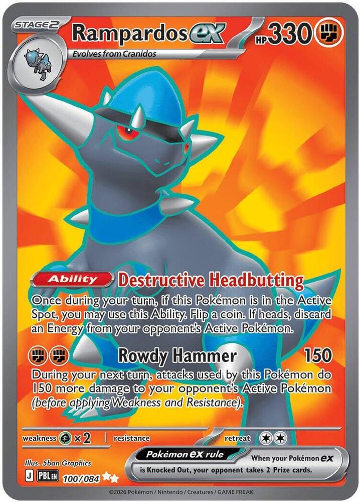 #100 Pitch Black - Rampardos ex