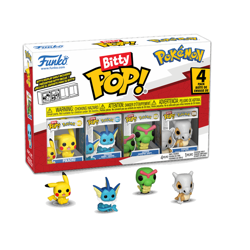 Funko Bitty Pop Pokemon 4 Pack- Pikachu