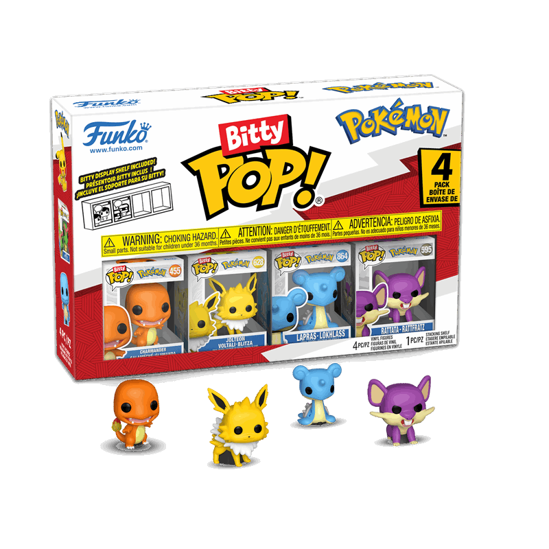 Funko Bitty Pop Pokemon 4 Pack- Charmander