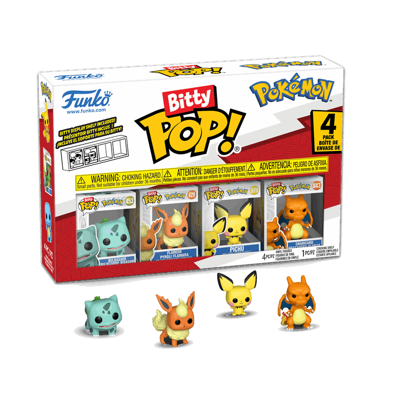 Funko Bitty Pop Pokemon 4 Pack- Bulbasaur