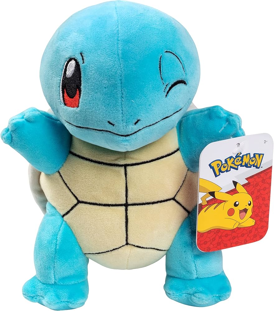 Pokemon Kanto First Starters 8-In Plush (Styles May Very)