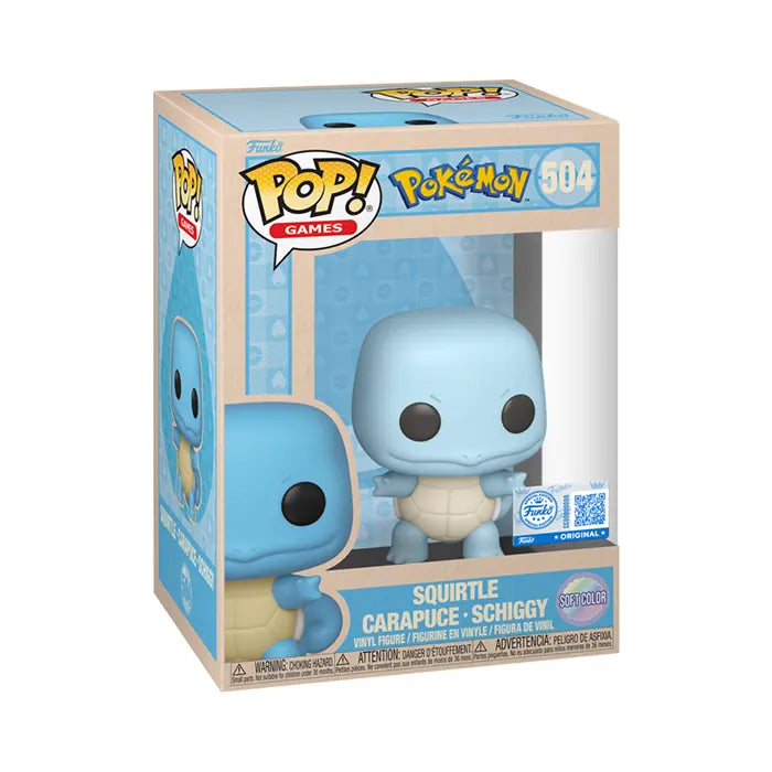 #504 Squirtle Soft Color Funko Pop