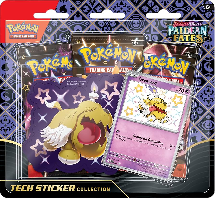 Scarlet & Violet - Paldean Fates - Tech Sticker Collection