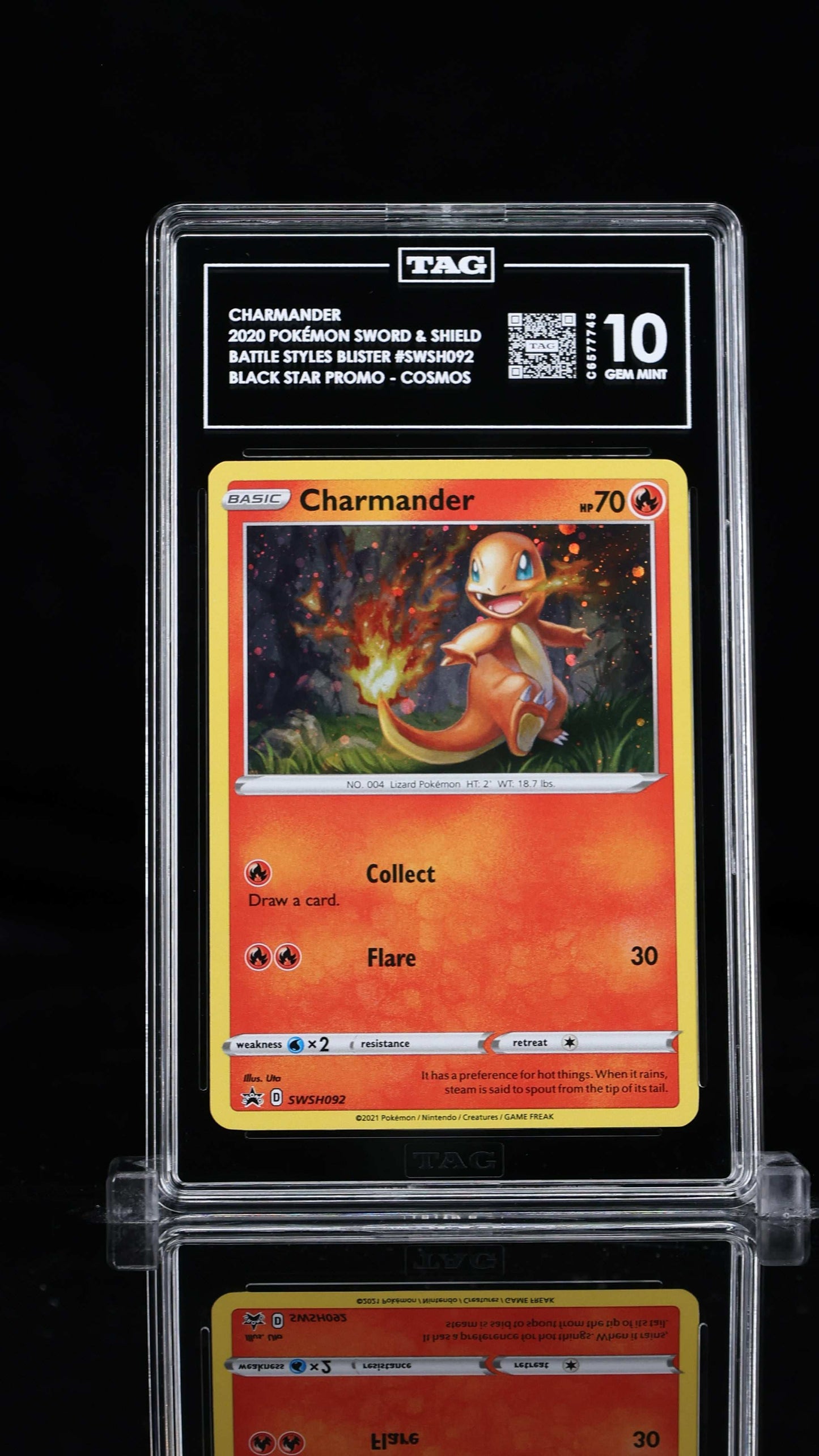 Charmander- SWSH 92 Sword & Shield Promos- TAG 10