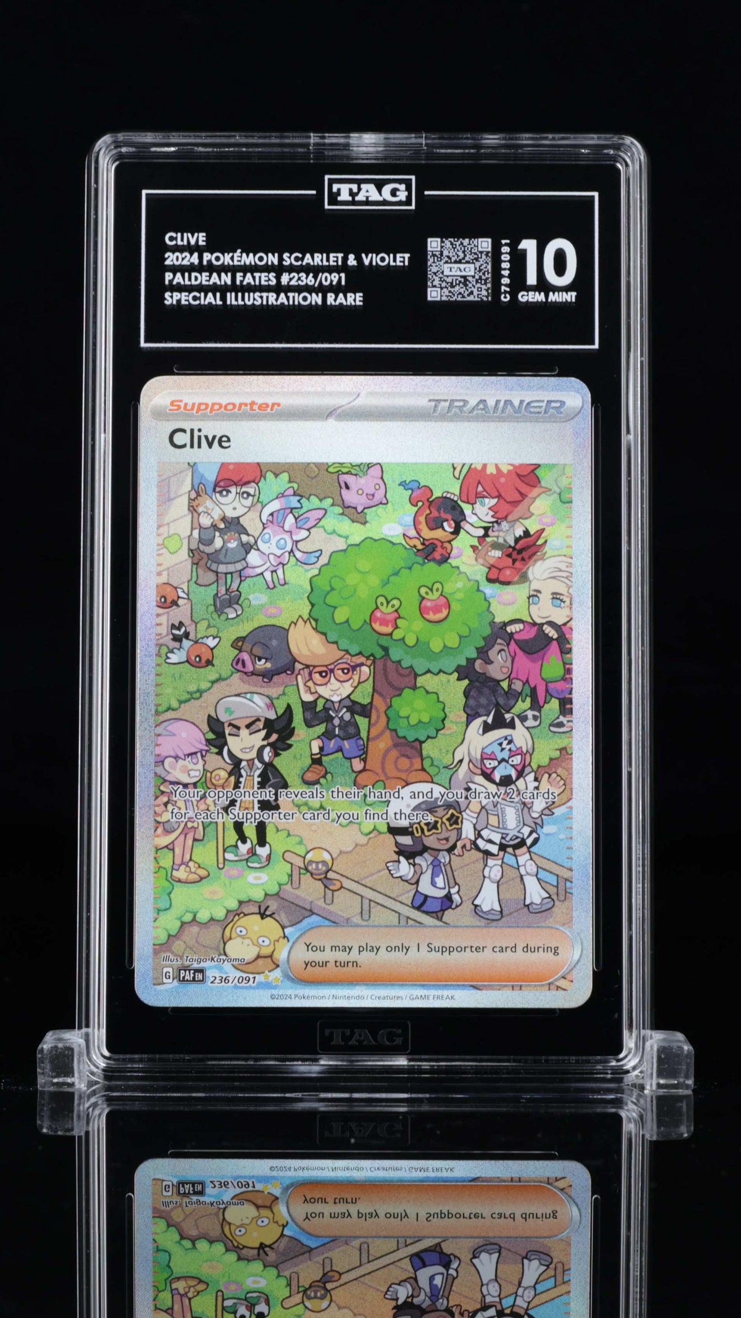 Clive- #236 Paldean Fates- TAG 10