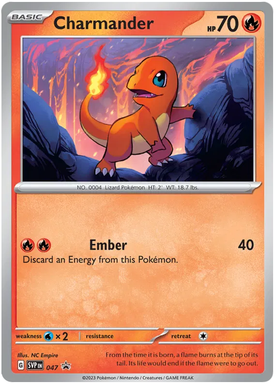 #SVP 047 Scarlet & Violet Promos- Charmander