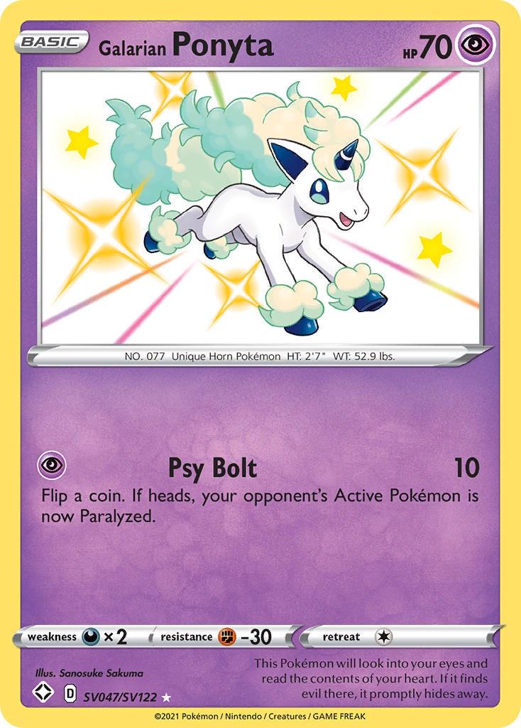 #SV047 - Shining Fates - Galarian Ponyta