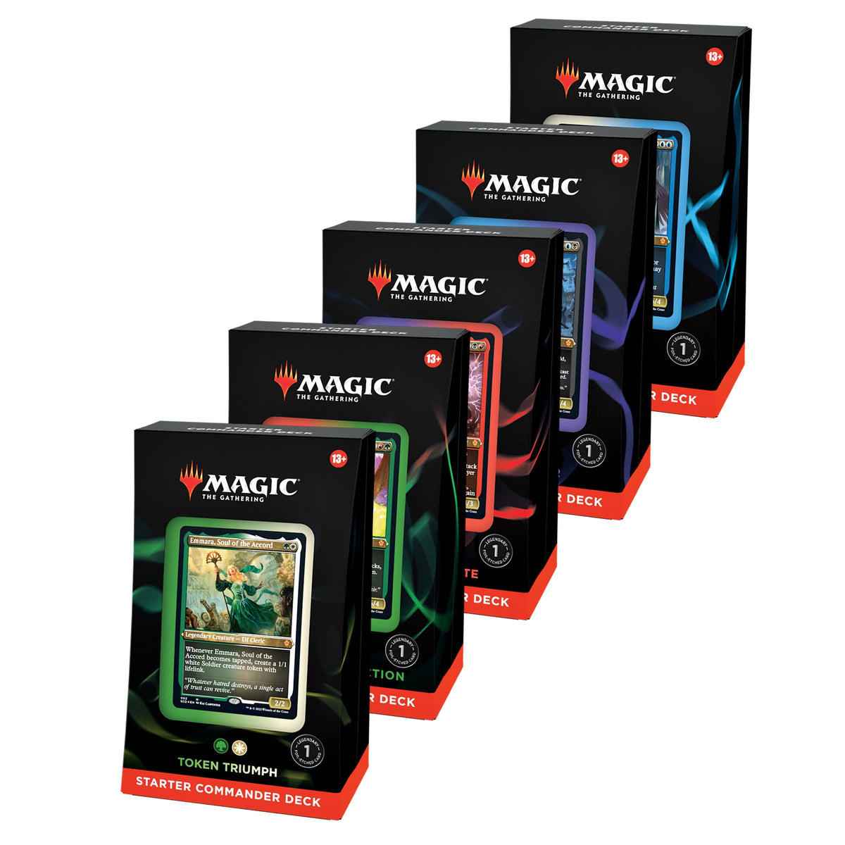 Magic The Gathering Starter Commander Decks (Set of 5)