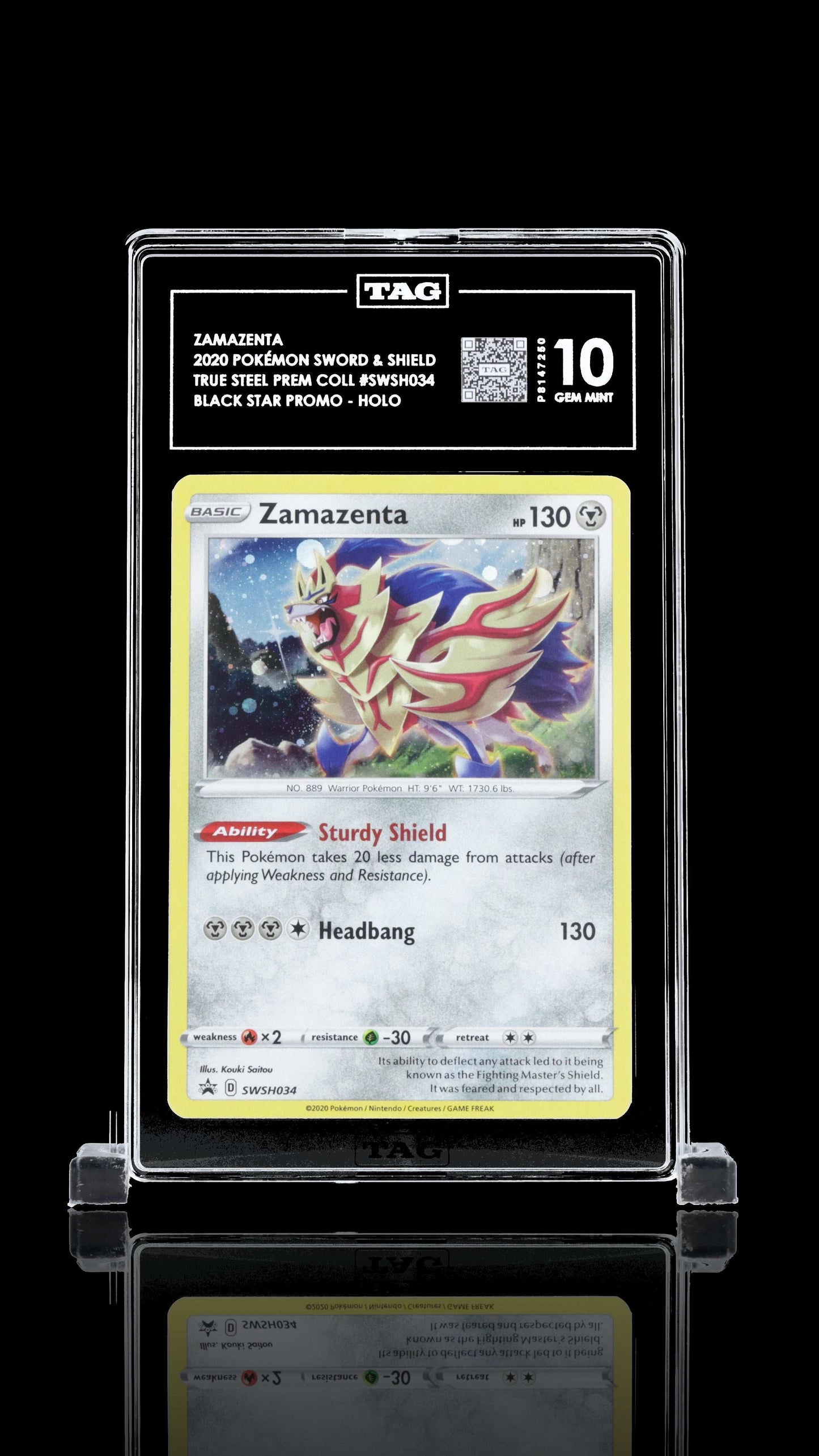 Zamazenta- #34 SWSH Sword & Shield Promos- TAG 10