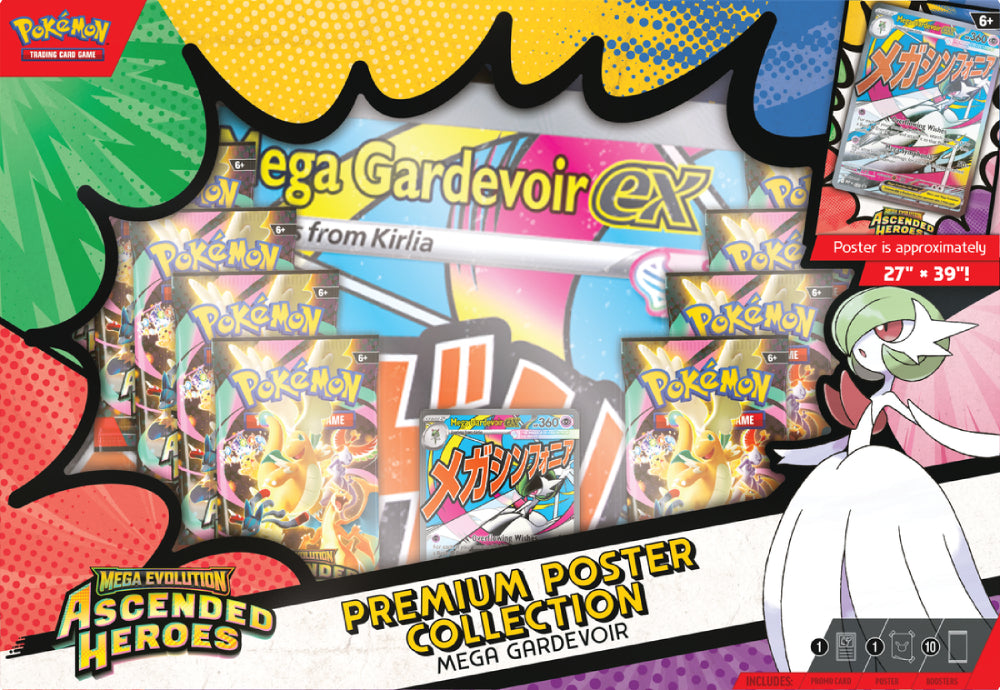 Ascended Heroes Premium Poster Collection- Mega Gardevoir EX