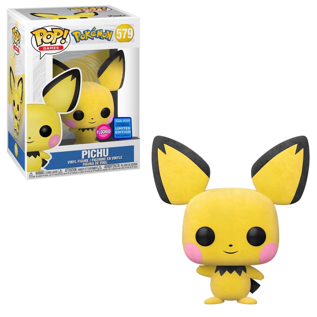 #579 Pichu Flocked Funko Pop