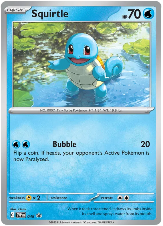 #SVP 048 Scarlet & Violet Promos - Squirtle