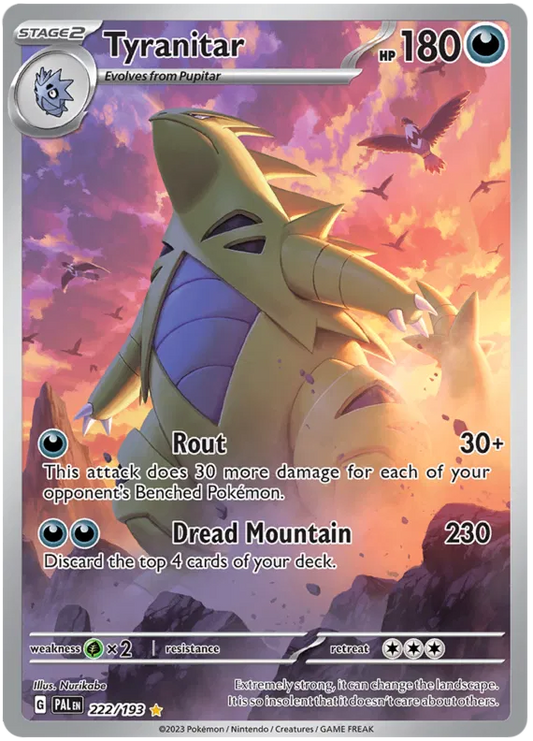 Tyranitar #222 - Paldea Evolved(LP)