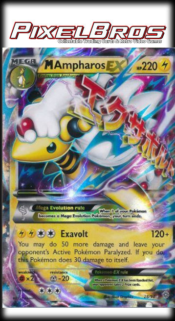 #28 Lost Origins- M Ampharos EX(MP)