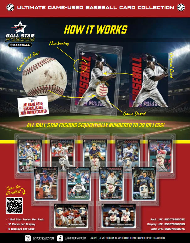 Jersey Fusion Baseball Star Fusion 2026 Pack