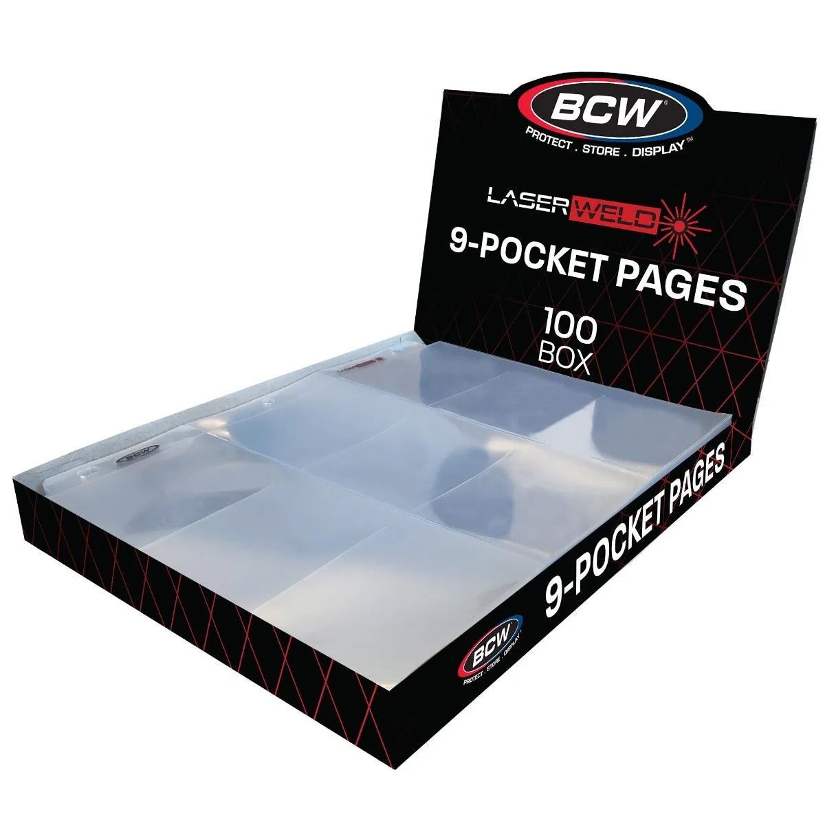 BCW 9-pocket sideloading page (100 count)