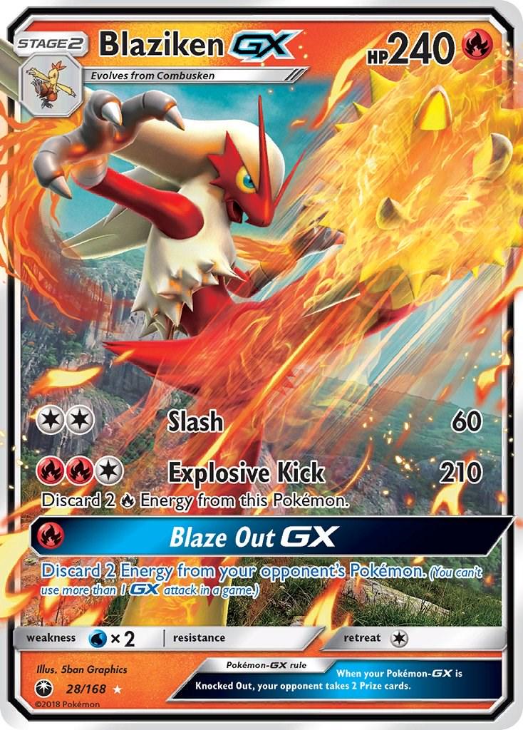 #28 Celestial Storm- Blaziken GX