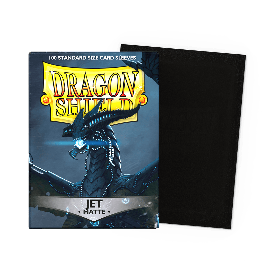 Dragon Shield Jet Matte Sleeves- 100 count