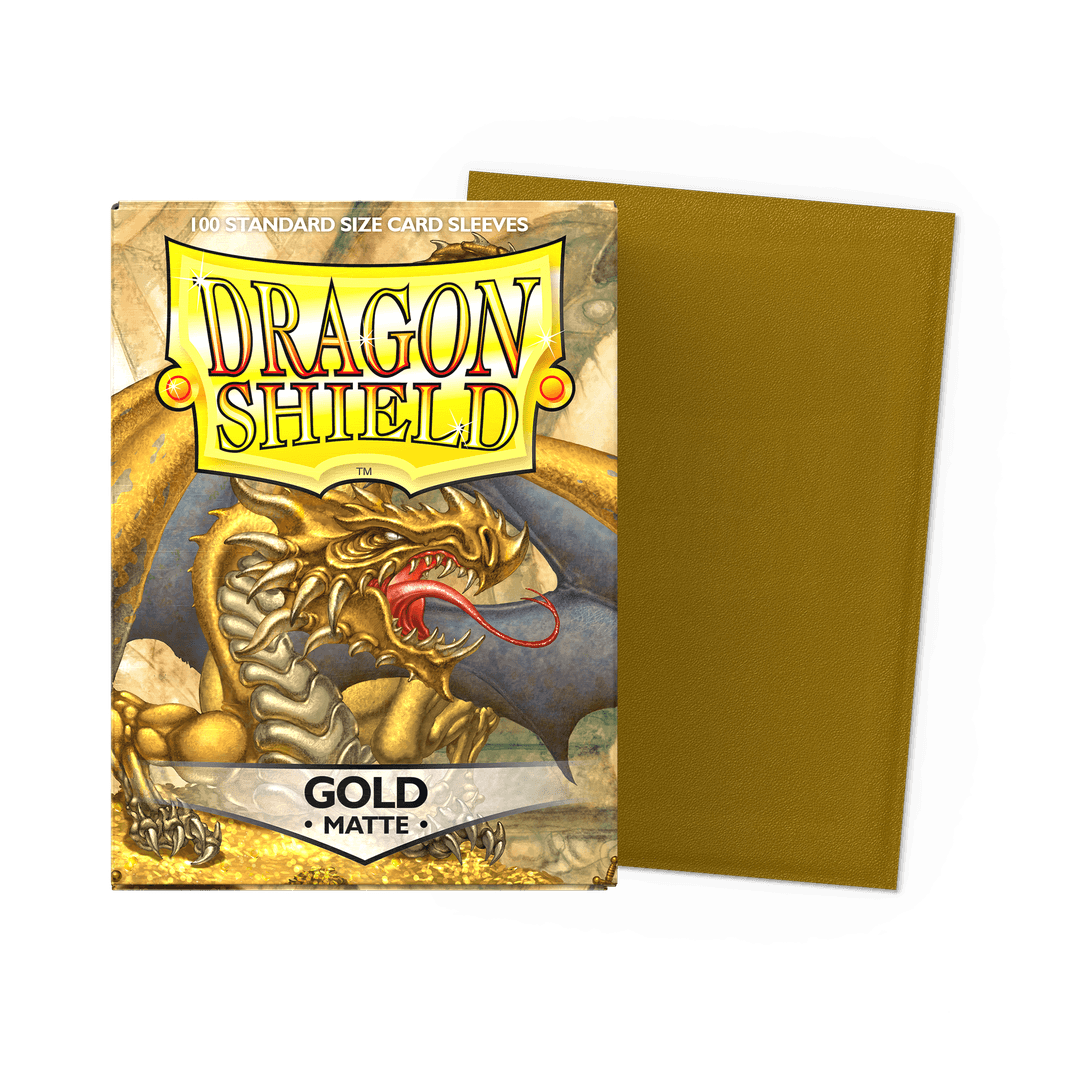 Dragon Shield Matte Gold 100 Count