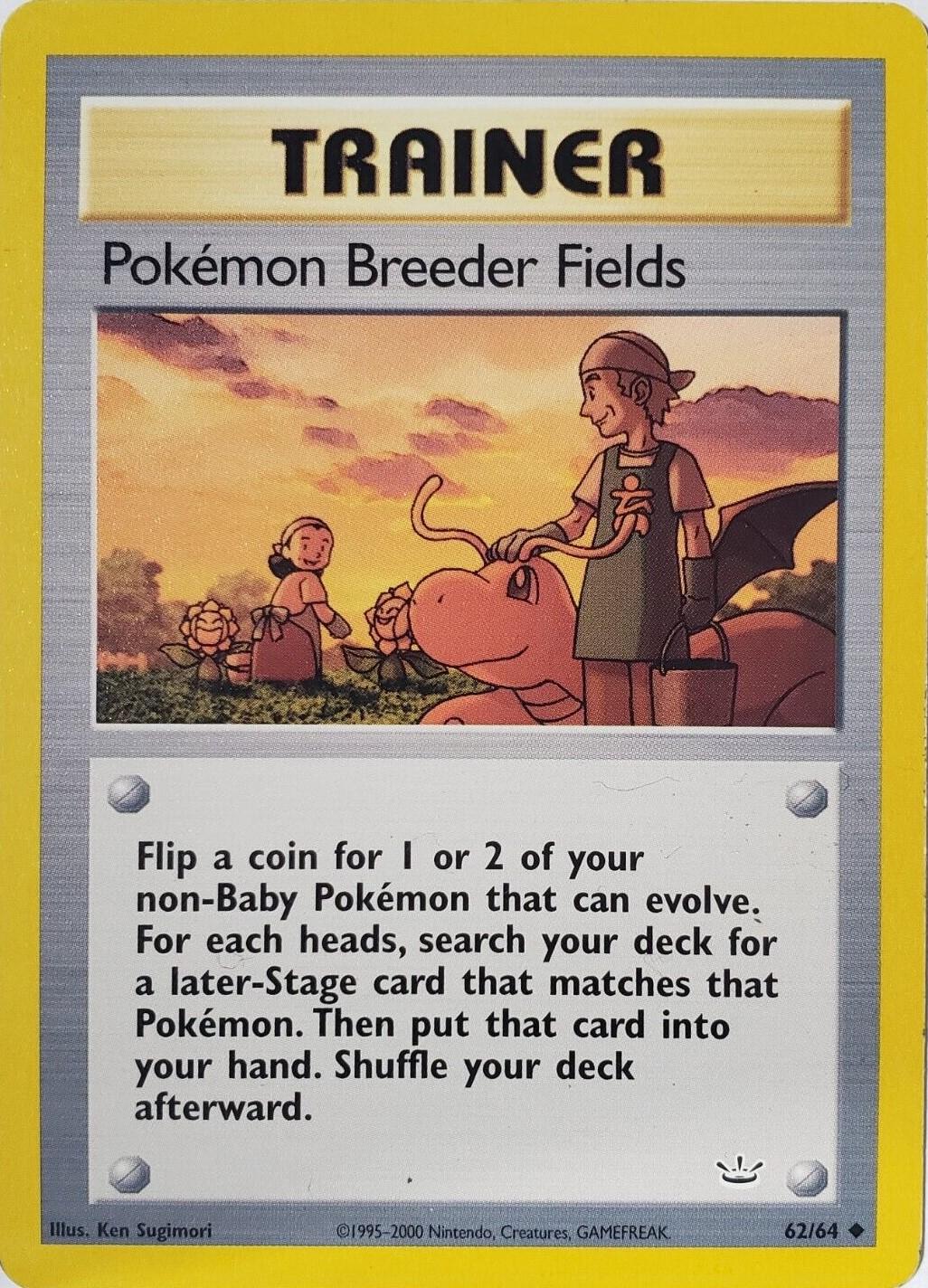 #62 Neo Revelation- Pokemon Breeder Fields(non-holo)