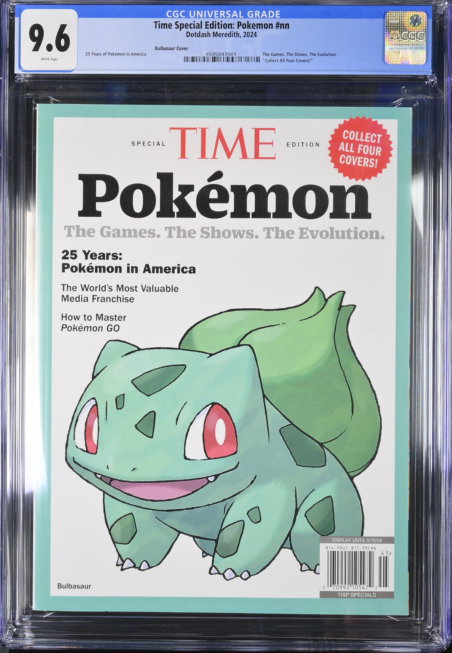 Bulbasaur- Time Magazine- CGC 9.6