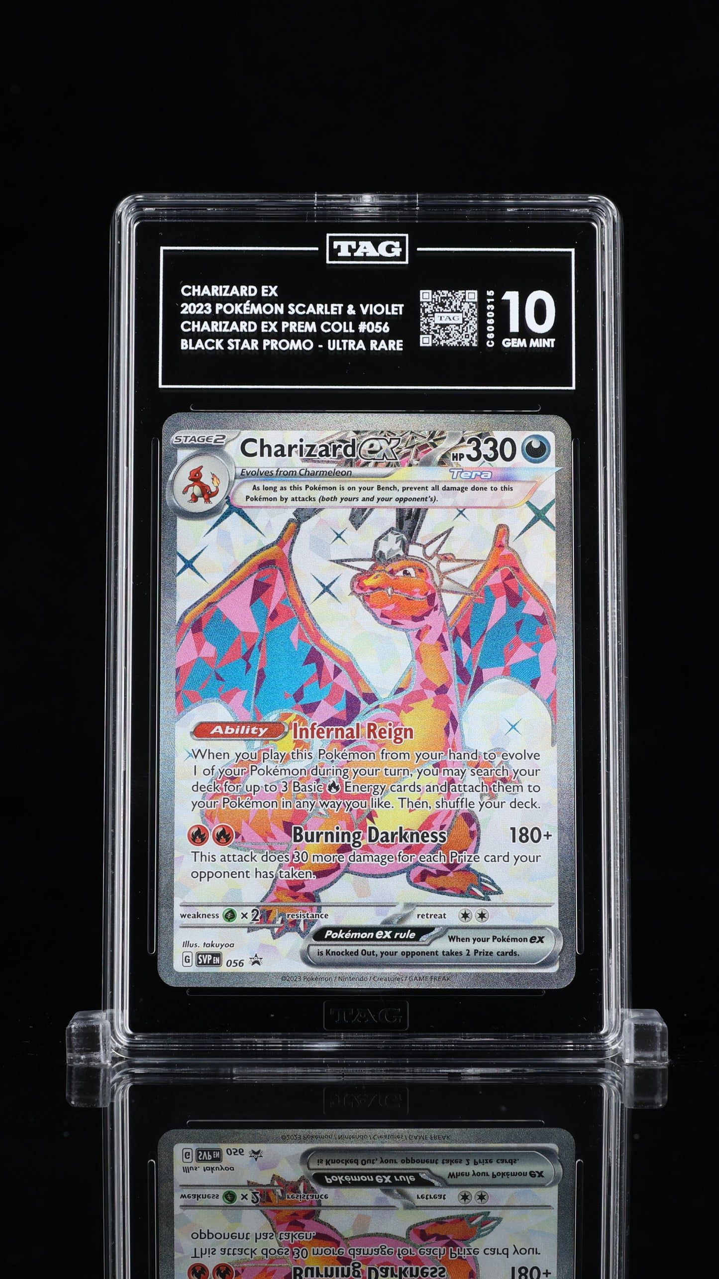 Charizard EX- #56 Scarlet & Violet Promos- TAG 10