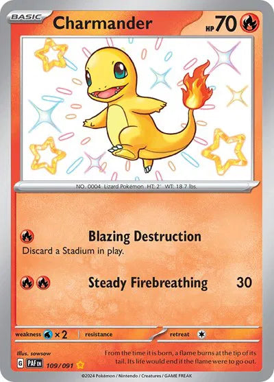 #109 Paldean Fates- Charmander