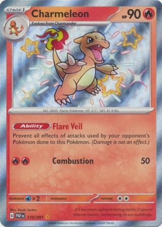 #110 Paldean Fates- Charmeleon