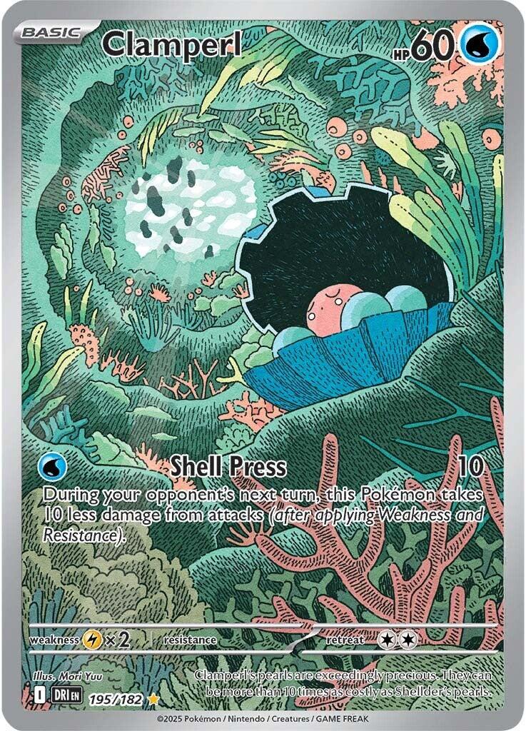 #195 Destined Rivals- Clamperl